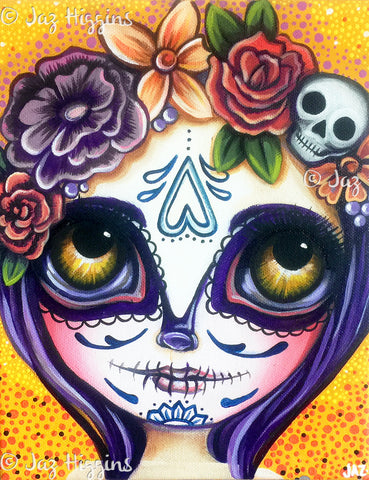"Corona de Flores" Art Print