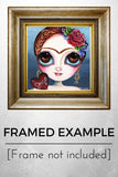 "Frida's Broken Heart" Art Print