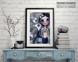 "My Skellyfish Friends" Art Print
